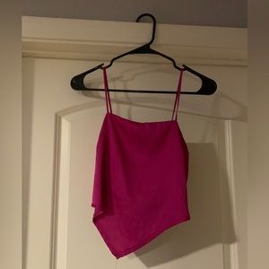 Fuchsia Crop Top